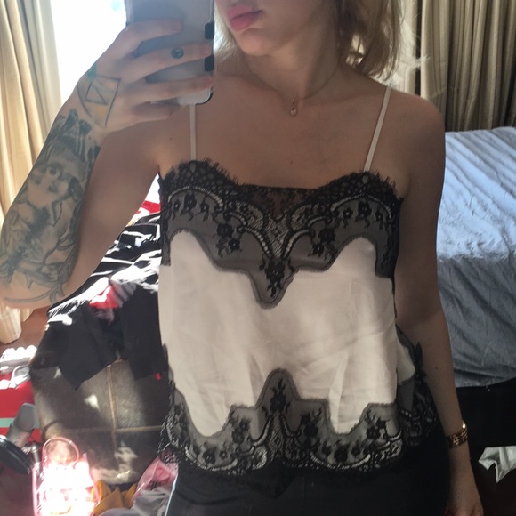 White lace top - Picture 1 of 2